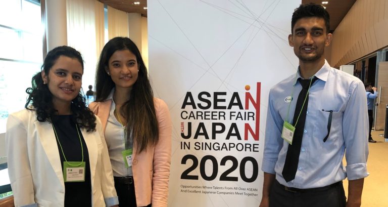 WEM students participated in the “ASEAN CAREER FAIR WITH JAPAN IN SINGAPORE 2020”