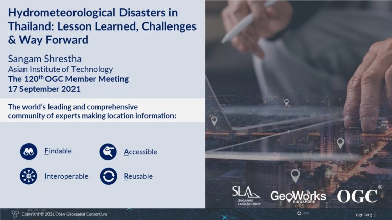 Prof. Sangam Shrestha Delivered Keynote at the OGC Asia Forum 2021