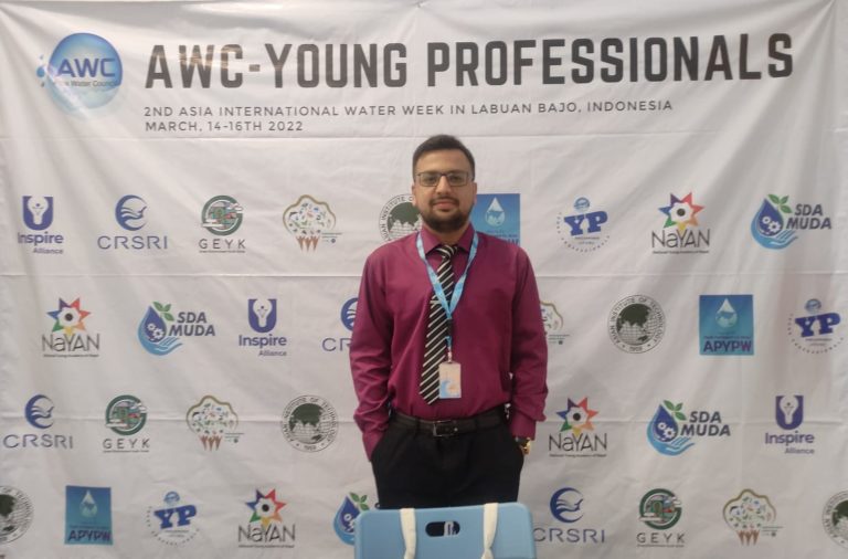 WEM Student Shares Experience of 2nd Asia International Water Week at Indonesia