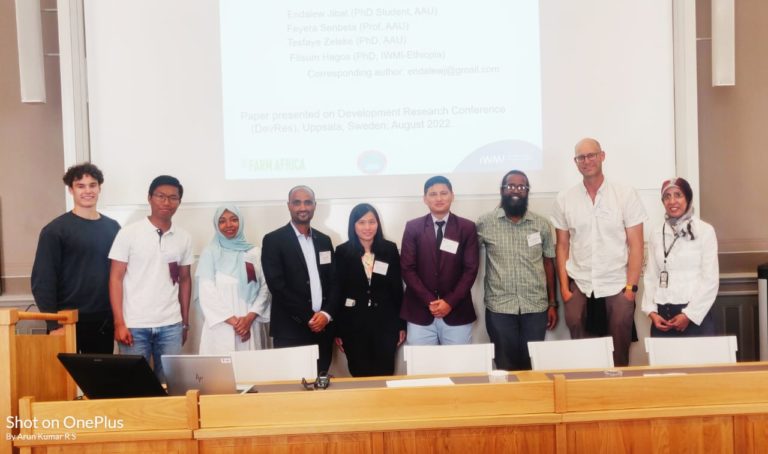 WEM Doctoral Candidate Shares Experience Participating in DevRes 2022 Conference (Uppsala and Stockholm, Sweden)