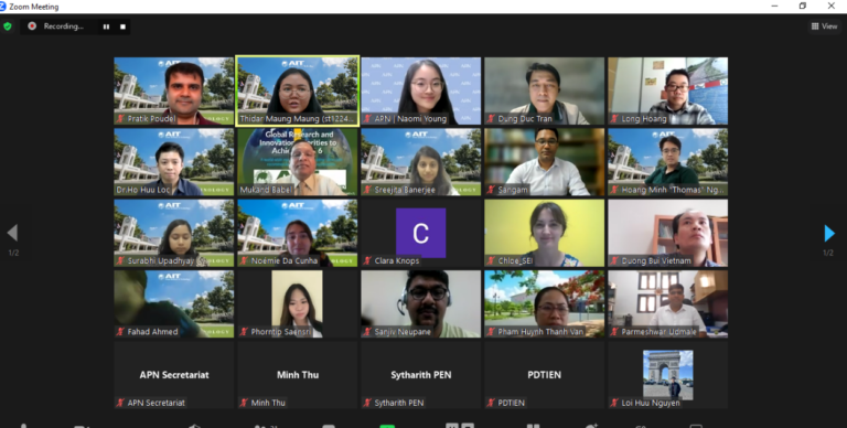 AIT hosts inception workshop on project “NAFOS” funded by Asia–Pacific Network for Global Change Research (APN)