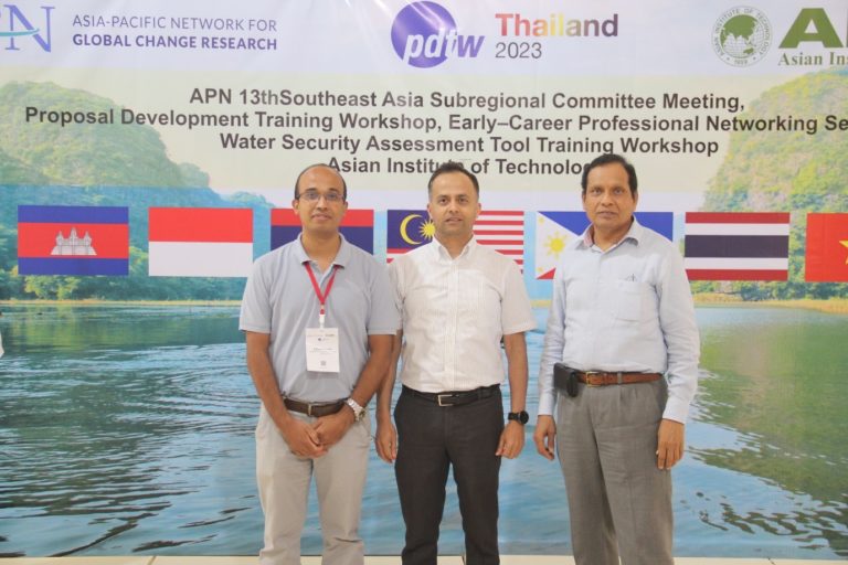 Completion of Research Stay at AIT by Dr. Saroj Chapagain from UNU-FLORES under ABCD-Centre