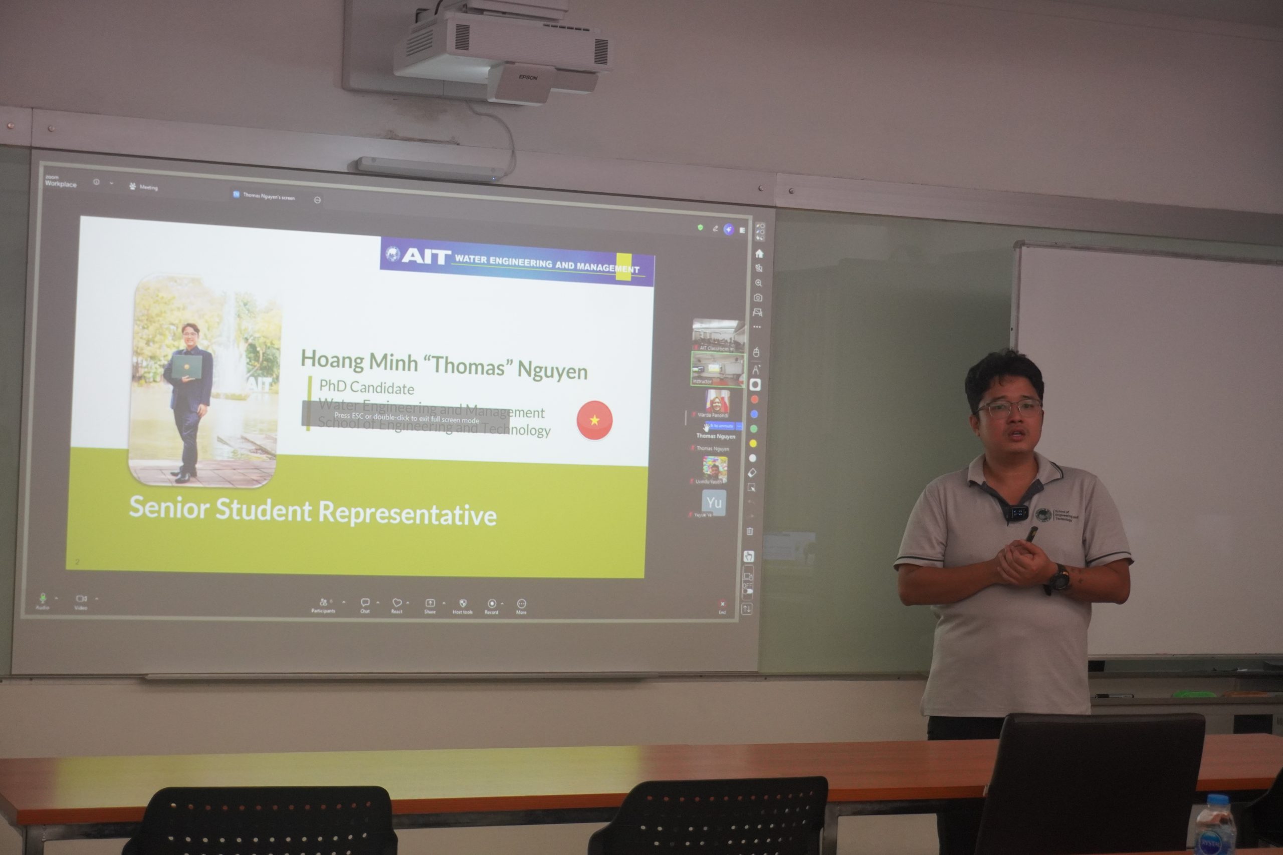 Mr. Thomas Nguyen hosting orientation August 2026