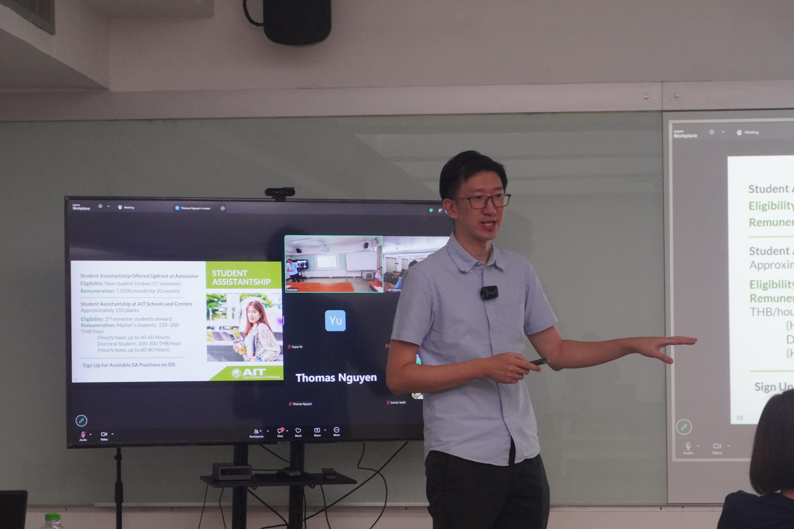 Dr. Natthachet Tangdamrongsub presenting at WEM Orientation August 2026