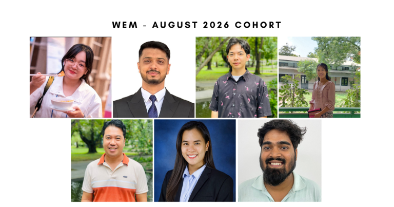Different Currents, Same Destination – Meet WEM’s August 2026 Cohort